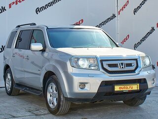2008 Honda Pilot II, серебристый, 1250000 рублей, вид 3