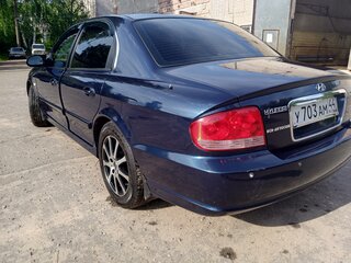 2006 Hyundai Sonata ТагАЗ IV (EF) Рестайлинг, синий, 300000 рублей, вид 5