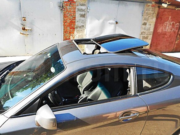 2008 Hyundai Coupe II (GK) Рестайлинг, серый - вид 2
