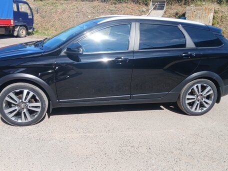 2021 Lada (ВАЗ) Vesta SW Cross I, чёрный, 1100000 рублей, вид 2