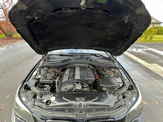 2004 BMW 5 серии 525i V (E60/E61), чёрный, 1100000 рублей, вид 3
