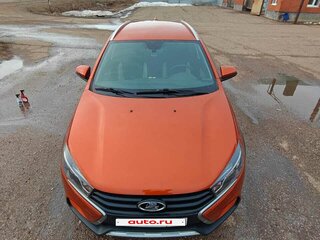2021 Lada (ВАЗ) Vesta SW Cross I, оранжевый, 1530000 рублей, вид 4