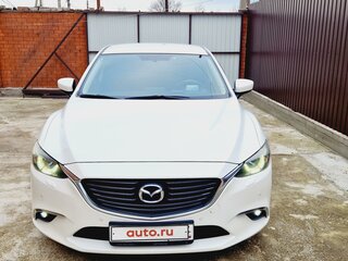 2016 Mazda 6 III (GJ) Рестайлинг, белый, 1950000 рублей, вид 2