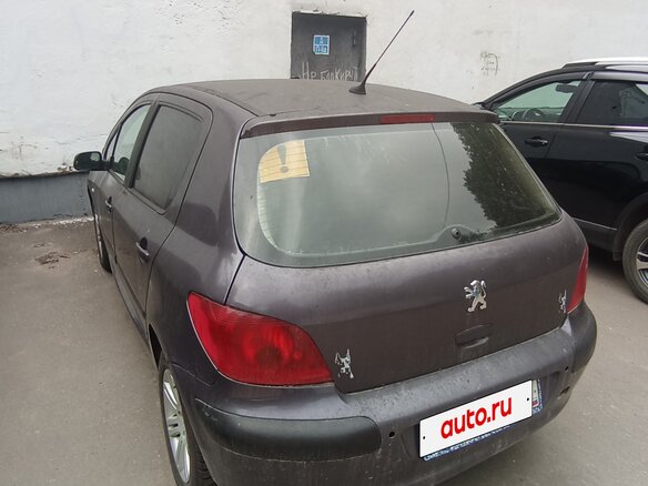 2004 Peugeot 307 I, фиолетовый, 200000 рублей - вид 1