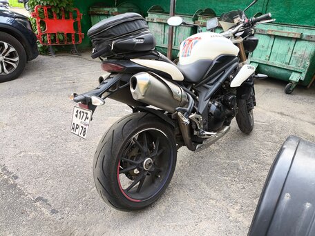 2012 Triumph Speed Triple, белый, 550000 рублей, вид 3
