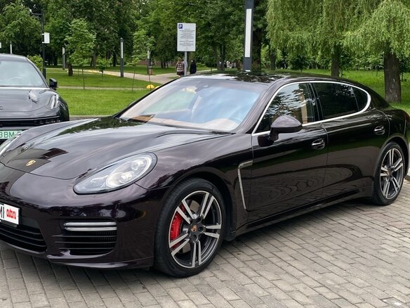 2013 Porsche Panamera Turbo Executive I Рестайлинг, фиолетовый, 3120000 рублей - вид 9