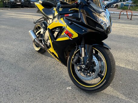 2006 Suzuki GSX-R 750, жёлтый, 620000 рублей, вид 2