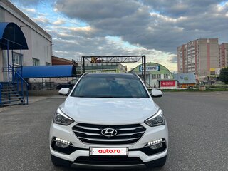 2017 Hyundai Santa Fe III Рестайлинг, белый, 2500000 рублей, вид 1
