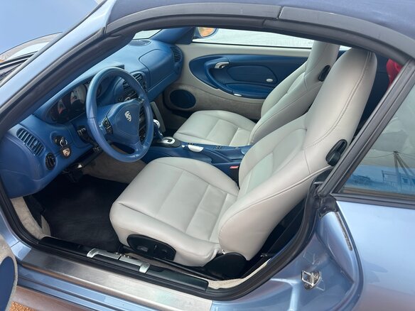 1999 Porsche 911 Carrera 4 V (996), голубой, 3900000 рублей - вид 14