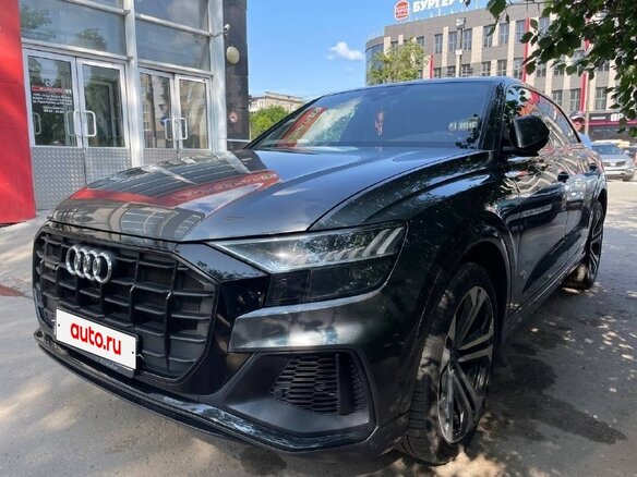 2019 Audi Q8 50 TDI I (4M), серый, 7700000 рублей - вид 12