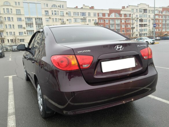 2010 Hyundai Elantra IV (HD), фиолетовый - вид 3
