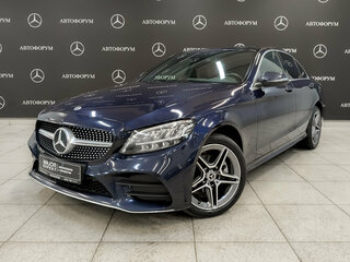 2020 Mercedes-Benz C-Класс 200 IV (W205) Рестайлинг, синий, 3250000 рублей, вид 1