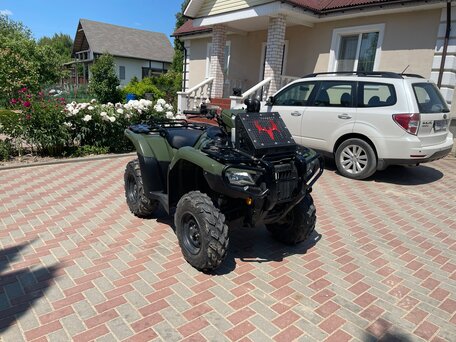 2020 Honda TRX 520, зелёный, 1055000 рублей, вид 1