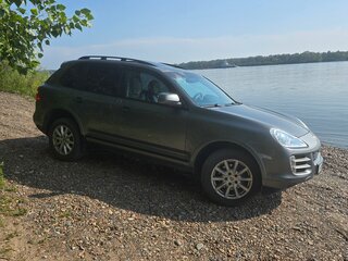 2008 Porsche Cayenne I Рестайлинг (957), серый, 1650000 рублей, вид 3