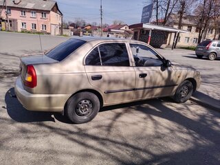 2004 Hyundai Accent ТагАЗ II, коричневый, 400000 рублей, вид 4