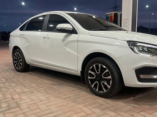 2024 Lada (ВАЗ) Vesta I Рестайлинг (NG), белый, 1385000 рублей, вид 4
