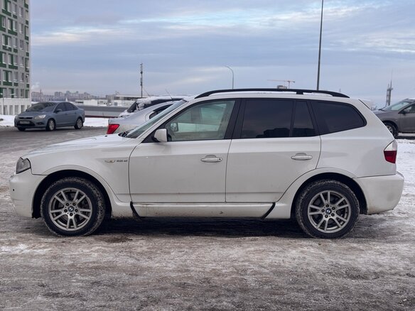 2007 BMW X3 25i I (E83) Рестайлинг, белый, 900000 рублей - вид 7
