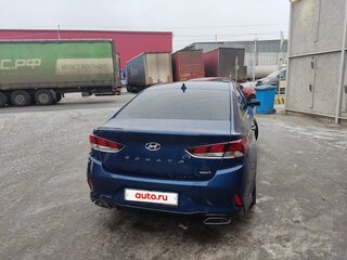 2018 Hyundai Sonata VII (LF) Рестайлинг, синий, 1800000 рублей, вид 3