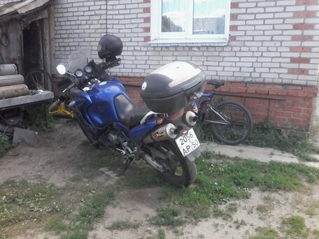 2001 Honda XL1000V Varadero, синий, 300000 рублей, вид 4