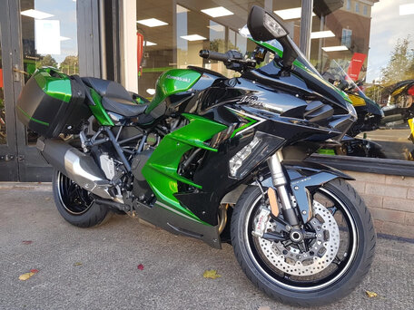2022 Kawasaki Ninja H2 SX, зелёный, 2200000 рублей, вид 1
