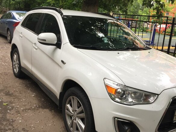2014 Mitsubishi ASX I Рестайлинг, белый