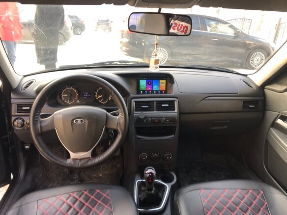 2016 Lada (ВАЗ) Priora I Рестайлинг, чёрный, 720000 рублей - вид 1