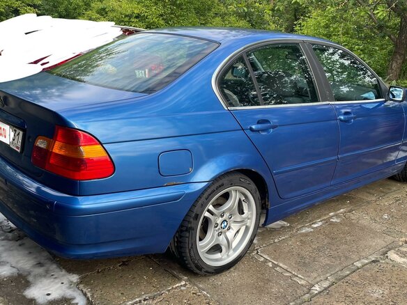 2003 BMW 3 серии 318i IV (E46) Рестайлинг, синий, 500000 рублей - вид 5