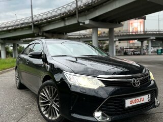 2016 Toyota Camry VII (XV50) Рестайлинг, чёрный, 2250000 рублей, вид 4