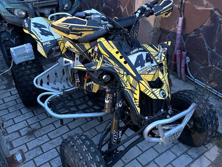 2009 BRP Can-Am DS 450, чёрный, 950000 рублей, вид 2