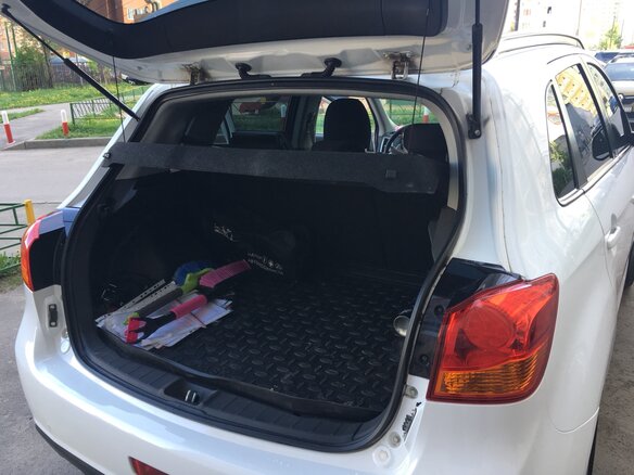 2013 Mitsubishi ASX I Рестайлинг, белый - вид 14