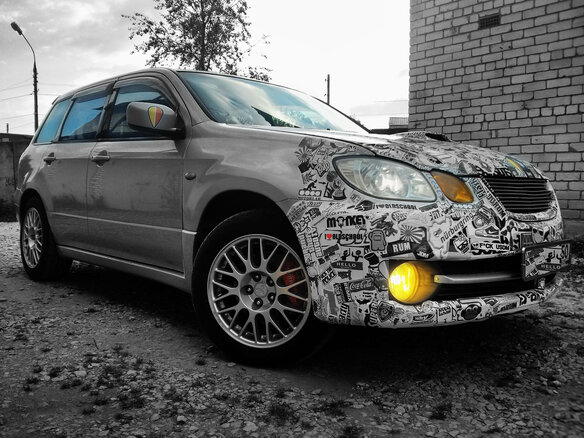 2003 Mitsubishi Airtrek I, серебристый - вид 17