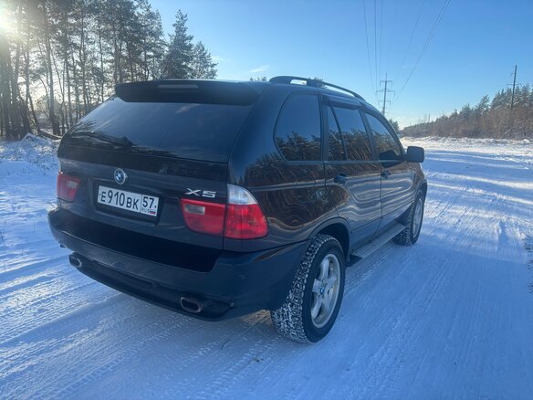 2004 BMW X5 3.0i I (E53) Рестайлинг, чёрный, 1480000 рублей - вид 2