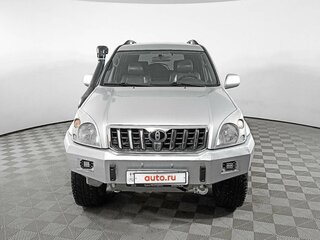2005 Toyota Land Cruiser Prado 5-speed 120 Series, серебристый, 1950000 рублей, вид 2