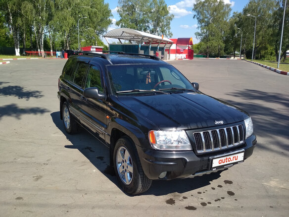 2004 Jeep Grand Cherokee II (WJ), чёрный - вид 2