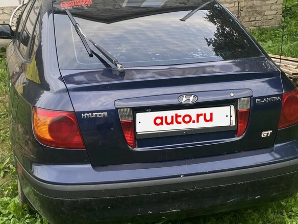 2002 Hyundai Elantra III (XD), синий, 160000 рублей - вид 4