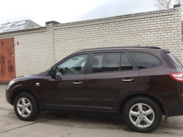 2007 Hyundai Santa Fe II, пурпурный - вид 4