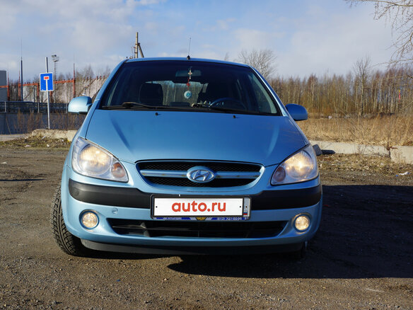 2008 Hyundai Getz I Рестайлинг, голубой - вид 1