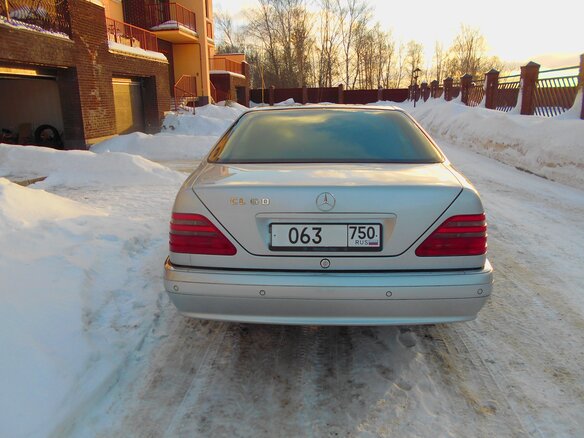 1998 Mercedes-Benz CL-Класс 600 I (C140), серебристый - вид 2
