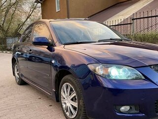 2008 Mazda 3 I (BK) Рестайлинг, синий, 520000 рублей, вид 3