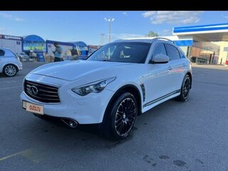 2012 Infiniti FX30d II (S51) Рестайлинг, белый, 2200000 рублей, вид 1
