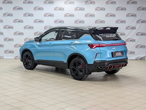 2023 Geely Coolray I Рестайлинг, голубой - вид 3