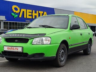 2002 Hyundai Accent II, зелёный, 180000 рублей, вид 1