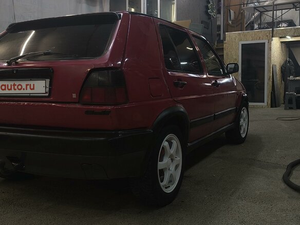 1988 Volkswagen Golf II, красный, 160000 рублей - вид 6