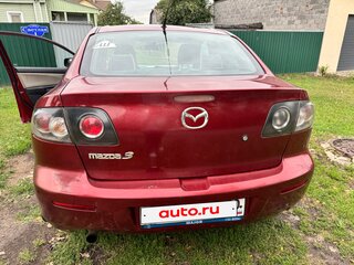 2008 Mazda 3 I (BK) Рестайлинг, красный, 490000 рублей, вид 3
