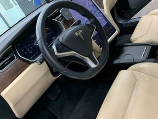 2017 Tesla Model S 90D I Рестайлинг, чёрный, 3950000 рублей, вид 4