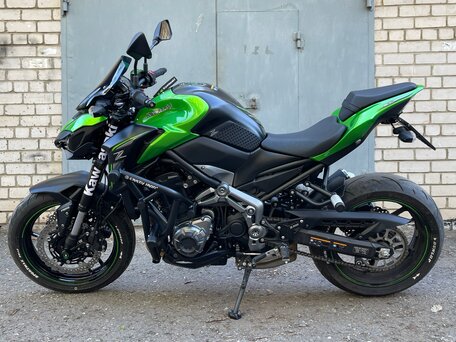 2018 Kawasaki Z 900, зелёный, 900000 рублей, вид 2