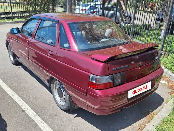 2005 Lada (ВАЗ) 2110, красный, 310000 рублей - вид 5