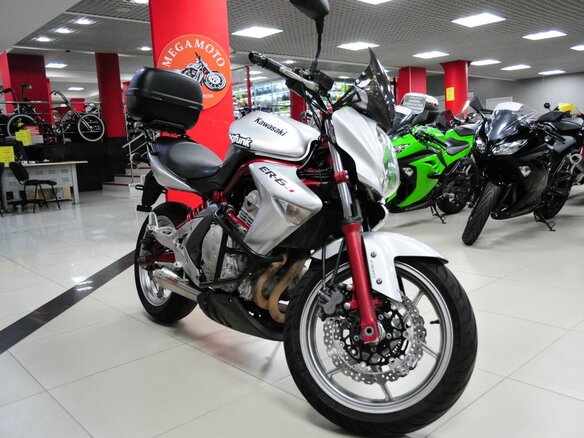 2007 Kawasaki ER-6F (Ninja 650R), серый - вид 4