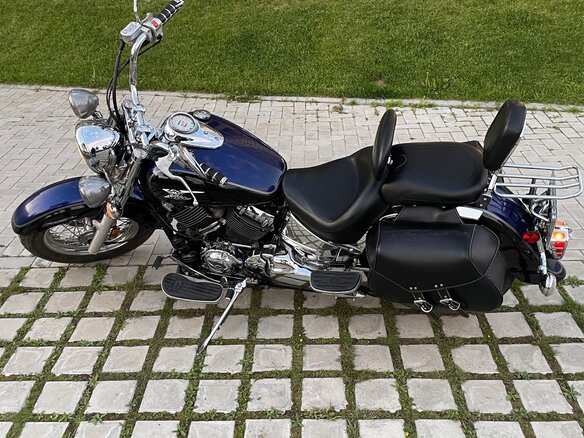 2006 Yamaha XVS650 Drag Star, синий, 580000 рублей - вид 1