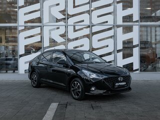 2020 Hyundai Solaris II Рестайлинг, чёрный, 1559000 рублей, вид 1